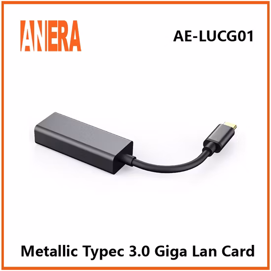 Aluminum Alloy Typec 3.0 to Ethernet Adapter RJ45 Gigabit LAN Card Network Card