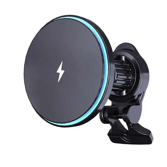 15W Magnetic Wireless Car Charger Magnetic Phone Car Mount Charger for Phone 