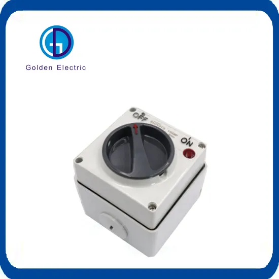 Australian Standard Industrial Rainproof Rotary Switch Transfer Switch Box Gd