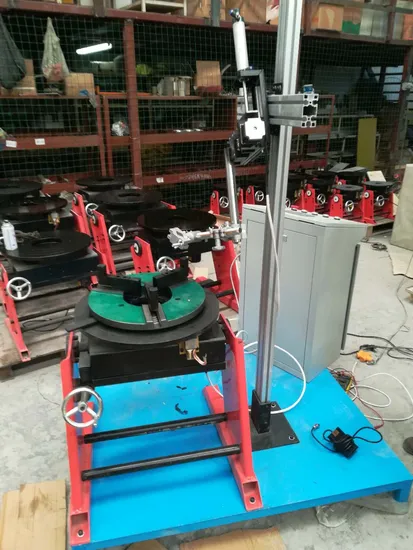 Rotary Welding Positioner 30kg 50kg 200mm Chuck Foot Switch 
