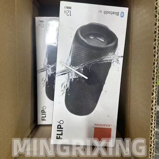 Portable Wireless Bluetooth Speaker Deep Bass Crystal Sound Flip 6 
