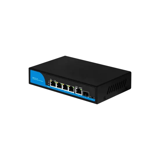 4*10/100/1000m Poe or Non+1*100/1000m/1g/2.5g RJ45 Uplink+1*2.5g SFP Switch 