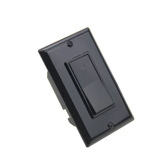 WiFi Smart Mechanical Light Switch WiFi 1 Gang Switch Black 
