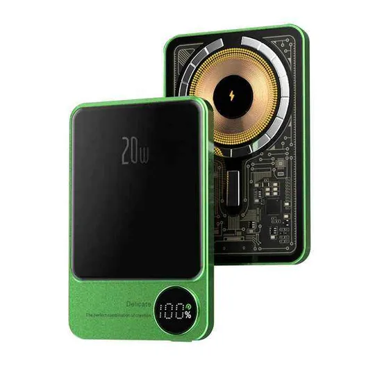 5000 10000mAh Power Bank Wireless Transparant Mobile Phone Charger for iPhone Xiaomi Charger 