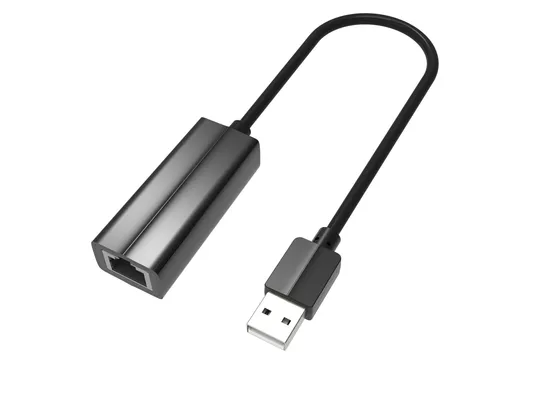 Fast Ethernet Network 10m/100Mbps ABS Black LAN USB a B C Type 2.0 to RJ45 Adapter 
