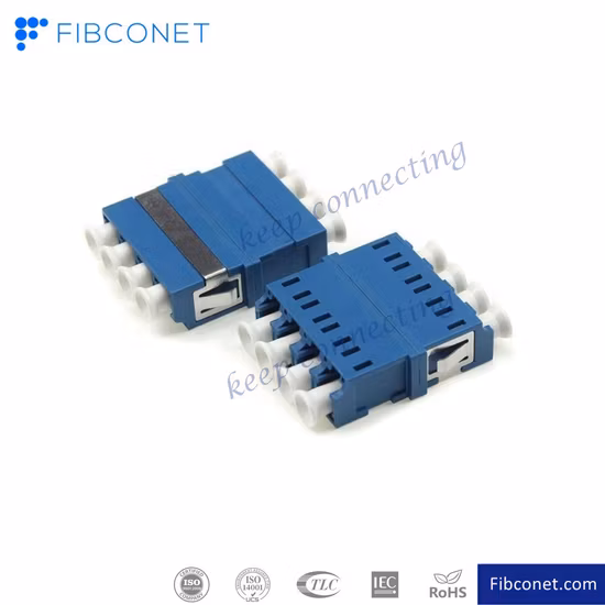 Abalone FTTH Network Flange Simplex Duplex Sc APC Upc Fiber Optic Adapters