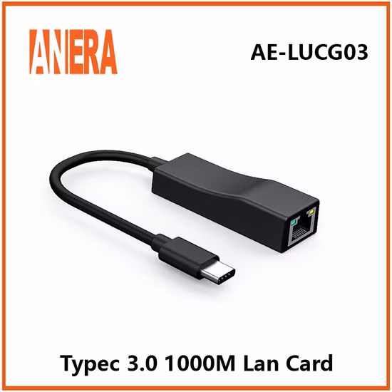 High Speed USB Typec 3.0 to Ethernet Adapter RJ45 Network Card LAN Card
