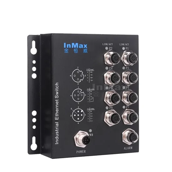Inmax Manufacturer M12 Switch with 8 Port D